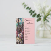 GARTEN VON MELISSA .detail Visitenkarte (Stehend Vorderseite)