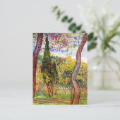 Garten von Saint-Paul Vincent van Gogh Postkarte (Stehend Vorderseite)