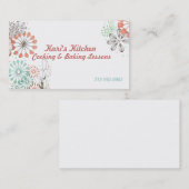 Garten von Utensils Visitenkarte (Vorne/Hinten)