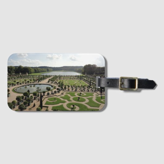Gärten von Versailles, Frankreich Gepäckanhänger (Vorderseite (Horizontal))