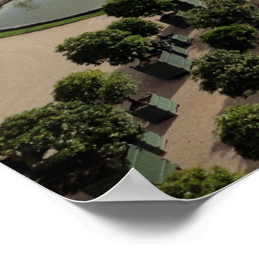 Garten von Versailles Poster (Ecke)