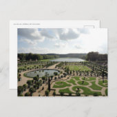 Garten von Versailles Postkarte (Vorne/Hinten)