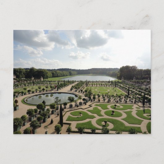Garten von Versailles Postkarte (Vorderseite)