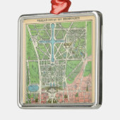 Gärten von Versailles, restauriert Weihnachten Ornament Aus Metall (Links)