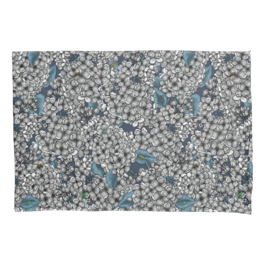 Garten von White Lilac Kissenbezug (Vorderseite-Links)