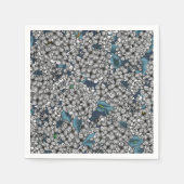 Garten von White Lilac Serviette (Vorderseite)