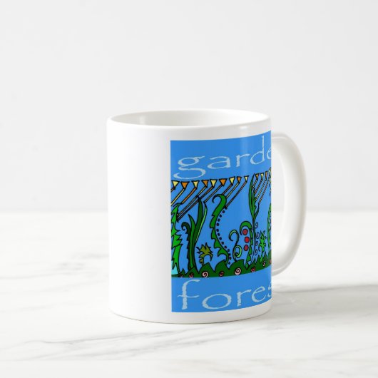 Garten-WaldTasse Kaffeetasse (VorderseiteRechts)