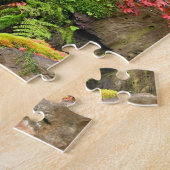 Garten Wasserfall im Herbst Puzzle (Seite)