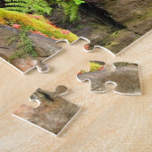 Garten Wasserfall im Herbst Puzzle (Seite)