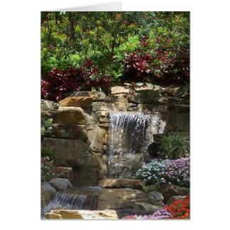 Garten-Wasserfall-Karte
