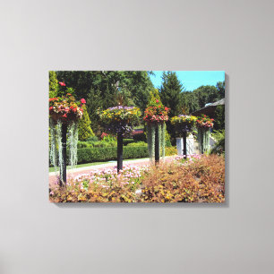 Garten-Weg Leinwanddruck