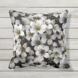 Garten-Weißsaxifraga-Blumen Kissen