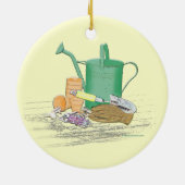 Garten-Werkzeug-Garten-Kunst Keramik Ornament (Hinten)