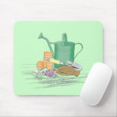 Garten-Werkzeug-Garten-Kunst Mousepad (Mit Mouse)