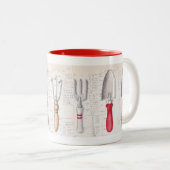 Garten-Werkzeug-Tasse Zweifarbige Tasse (VorderseiteRechts)