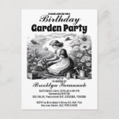 Garten Whisper Garden Party Einladung Postkarte (Vorderseite)