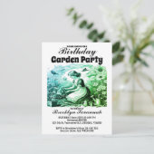 Garten Whisper Garden Party Einladung Postkarte (Stehend Vorderseite)