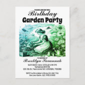 Garten Whisper Garden Party Einladung Postkarte (Vorderseite)