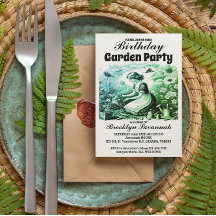 Garten Whisper Garden Party Einladung