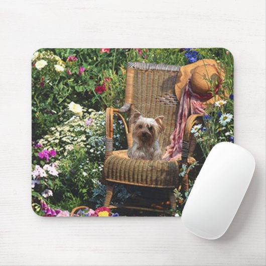 Garten Yorkshires Terrier Mousepad (Mit Mouse)