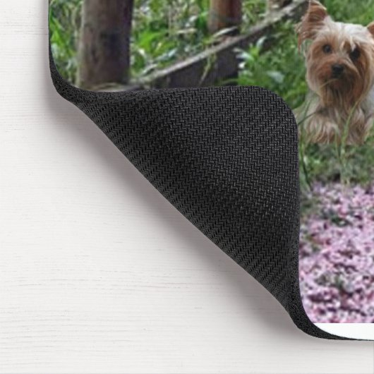 Garten Yorkshires Terrier Mousepad (Ecke)