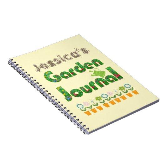 Garten-Zeitschrift Notizblock (Rechte Seite)