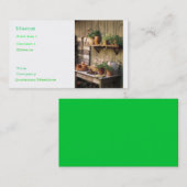 Garten-ZentralVisitenkarte Visitenkarte (Vorne/Hinten)