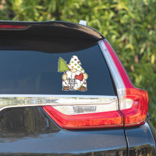 Garten-Zwerge mit Maus-Kumpel Lustiges Auto Aufkleber