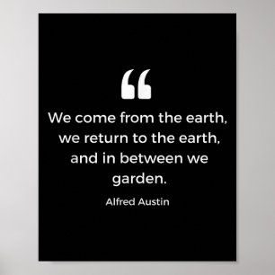 Gartenangebot Lover Pflanze Blume Earth Gardene Poster