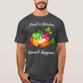 Gartenangebot Shirt Gartengarten Gemüse Ernte Hase