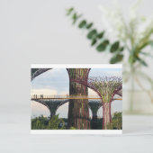 Gartenanlage am Bay Singapore Öko park Postkarte (Stehend Vorderseite)