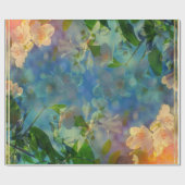 Gartenanlage Blume, Kunst Geschenkpapier (Flach)