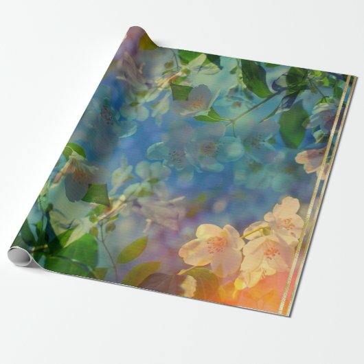Gartenanlage Blume, Kunst  Geschenkpapier (Ungerollt)