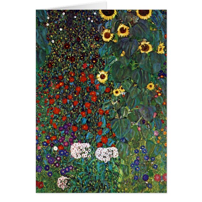 Gartenanlage Gustav Klimt mit Sonnenblumen (Vorne)