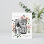 Gartenanlage Liebe Dankeskarte (Stehend Vorderseite)