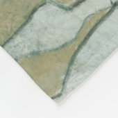 Gartenanlage mit Blätter, Blume und Gras Fleecedecke (Ecke)