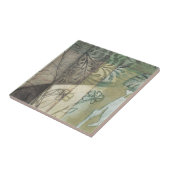 Gartenanlage mit Blätter, Blume und Gras Fliese (Seite)