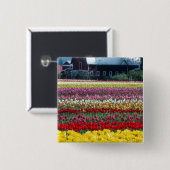 Gartenanlage mit Gartenmöbeln, Skagit-Landkreis, Button (Vorne & Hinten)