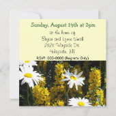 Gartenanlage Party Einladung (Rückseite)