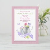 Gartenanlage Party Einladung (Stehend Vorderseite)