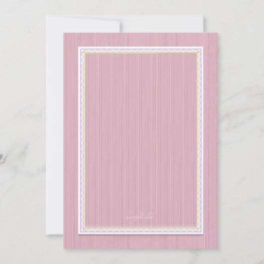 Gartenanlage Party Einladung (Rückseite)