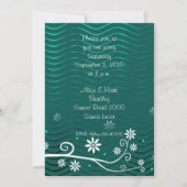 Gartenanlage Party Einladung (Rückseite)