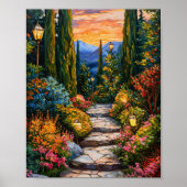 Gartenanlage Poster (Vorne)