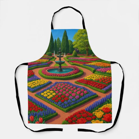 Gartenanlage Schürze (Vorderseite)