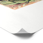 Gartenanlagen Pflanze Poster (Ecke)