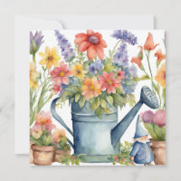 Gartenanlagen und Blume Wasser Wasserfarben