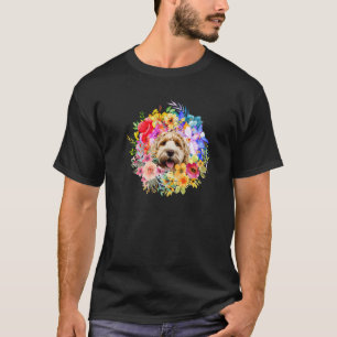 Gartenarbeit 4\Blumenhund und Blumen Frühling und  T-Shirt
