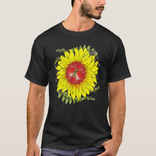 Gartenarbeit 4\Blütenblüte Rote Beere Gärtner Stra T-Shirt