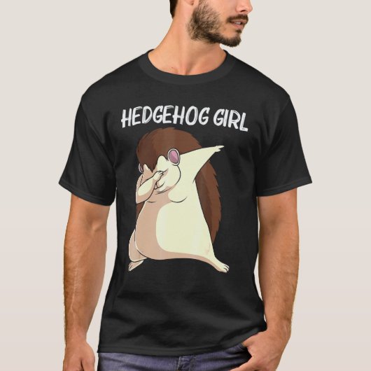 Gartenarbeit 4\Cooler Igel Für Mädchen Kinder Stac T-Shirt (Vorderseite)