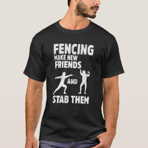 Gartenarbeit 4\Fechten Fechter En Garde Säbel Dege T-Shirt